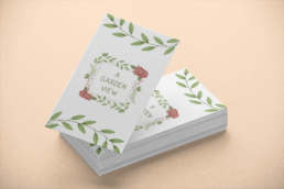 A Garden View Business Card